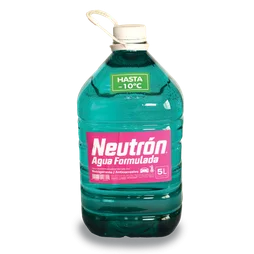 Bidón PET de 5 litros de anticongelante verde inorgánico hasta menos 10 grados