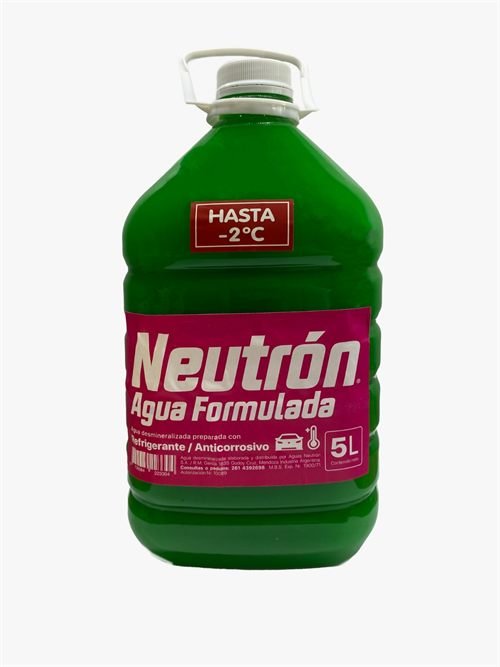 Bidón de 5 litros de anticongelante Neutrón verde hasta -2 grados