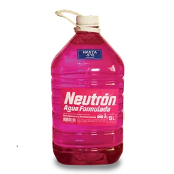 Bidón PET de 5 litros de anticongelante rojo orgánico hasta menos 5 grados