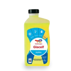 Botella de 1 litro de anticongelante Total amarillo