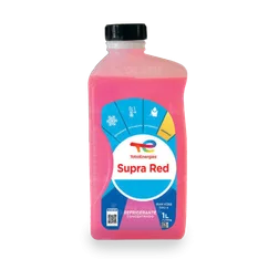 Botella de 1 litro de anticongelante Total rojo
