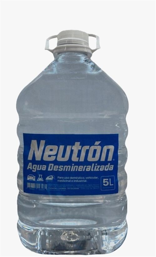 Bidón de 5 litros de agua desmineralizada Neutrón