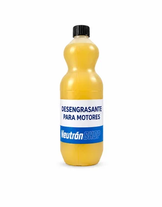 Pack de seis botellas de 1 litro de desengrasante para motores