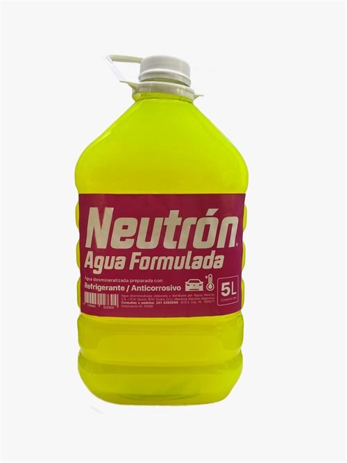 Bidón de 5 litros de agua formulada Neutrón amarilla