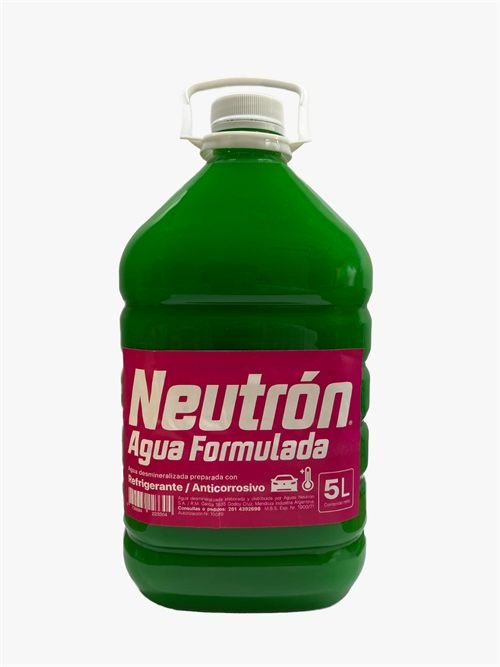 Bidón de 5 litros de agua formulada Neutrón verde