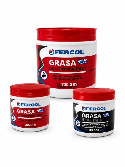Envase de 700 gramos de grasa de litio