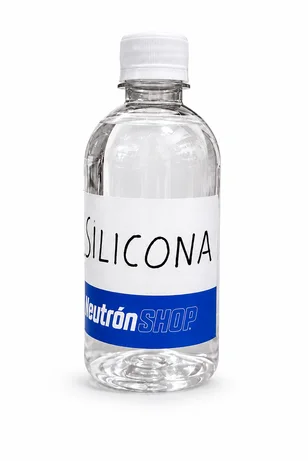 Pack de seis botellas de 500 centímetros cúbicos de silicona líquida